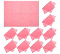 Gatuida 20 Láminas Desechables para Tatuajes y Uñas, Tamaño Estándar, Película Compuesta, para Profesionales de Manicura y Tatuaje, Color Rosa, Protección Higiénica y Multiusos