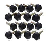 Gatuida 20 Pares U Negro Antideslizantes y Silenciosas para Tacones y Kit Reparación Compatible con Zapatos de Mujer