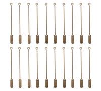 Gatuida 20 piezas Broches de Cobre Largos para Joyería DIY y Manualidades Accesorios de Imperdibles para Ropa y Vestidos para Eventos y Uso Diario