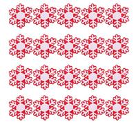Gatuida 20 Piezas Parches Termoadhesivos Navideños Rojos para Ropa y | Bordado Hilo, Adhesivo Trasero, Aplicación Sencilla, Uso en Costura, Adorno Estacional