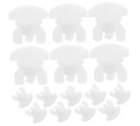 Gatuida 20 Piezas Tapones para Rieles de Cortina Alta Resistencia Deslizadores Silenciosos y Duraderos para Sistemas de Rieles y Ganchos de Cortina Protección para Delicadas y