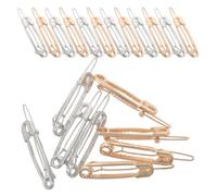 Gatuida 20 Pinzas Planas Cabello Imperdible Horquillas de Aleación Metálica en Acabado Liso Set de 20 Unidades 10 Doradas y 10 Plateadas Sujetan Firmemente Cabello Fino y Grueso