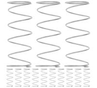 Gatuida 20 resortes de acero inoxidable para pulsador de tapa de tanque de inodoro, para mecanismo de descarga, bobina de compresión de actuador universal, herrajes para accesorios de baño para