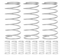 Gatuida 20 resortes de acero inoxidable para pulsador de tapa de tanque de inodoro, para mecanismo de descarga, bobina de compresión de actuador universal, herrajes para accesorios de baño para