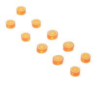 Gatuida 200 Cuentas Sueltas de Arcilla Polimérica en Forma de Fruta Naranja para Pulseras y Collares DIY Decorativas y Espaciadoras Material Artesanal para Manualidades y Joyería