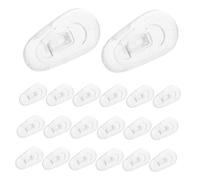 Gatuida 200piezas Almohadillas Nasales para Gafas de Silicona Repuesto para Puente de Gafas Accesorios de Inserción Nariz de Uso Diario y Cómodo