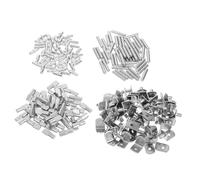 Gatuida 200piezas Soportes Estanterías Acero Inoxidable Multifuncionales Pasadores Ajustables Clips Estanterías Soportes Armarios