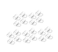 Gatuida 20piezas Clips De Fijación Decorativos para Cortinas Soporte para De Manijas De Instalación Accesorios para Ventanas Compatible Cortinas De Rodillo y Sin Cuerda
