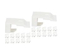 Gatuida 20piezas Soporte De Cortinas De Clips para Estores Alta Sujeción Accesorios De Decoración para Habitaciones y Ventanas para Cortinas Plisadas y Térmicas