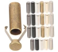 Gatuida 24 piezas Puntas de Cuerda de Reemplazo para Cordones y Pantalones Tapas de Metal para Cuerdas con Accesorios para DIY y Decoración de Ropa