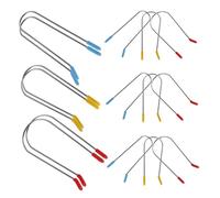 Gatuida 24 Pinzas de Fijación para Rulos Calientes Pelo en Acero Inoxidable, Clips de Rodillo Caliente para Salón y Uso Personal Que No Dañan el Cabello