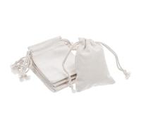 Gatuida 24piezas Bolsas de Algodón Lisas para Obsequio Bolsitas Pequeñas de Tela Cordón Reutilizables para Guardar Cosas y Usar Eventos de Fiesta