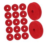 Gatuida 24piezas Kit De Arandelas De Fieltro Para Platillos De Batería Almohadillas De Fieltro De Doble Capa Repuesto Para Soporte De Platillos Amortiguador Silenciador Para Escenario De b