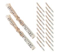 Gatuida 25 Rollos de Pergamino de Bendición Judía Preenrollados para Puerta, Mezuzá Kosher Decorativa Pequeña de Pergamino Hebreo, Adecuado para Decoración y Tradición en Hogares