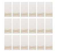 Gatuida 25 servilletas de papel desechables para invitados: servilletas decorativas con estampado de ondas para bebidas y cócteles, ideales para fiestas y cenas (20 x 10 cm).