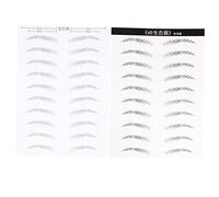 Gatuida 2hojas Parches Cejas Artificiales Simulación Cejas Bigen Herramientas Maquillaje