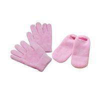 Gatuida 2pares Guantes Exfoliantes con Gel Hidratante y Aceites Esenciales para Manos Secas para Spa Casa Suavizantes con Infusión Natural