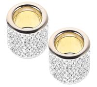 Gatuida 2piezas Anillo De Decoración Para Reposacabezas De Coche Gemas De Imitación Accesorios Brillantes Para Asientos De Vehículo Diseño Creativo Para Uso Diario Automóvil