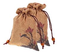 Gatuida 2piezas Bolsas De Cordón Para Dulces y Diseño De Letras Adorables Para Fiestas Infantiles y Celebraciones Almacenamiento Práctico De Golosinas y Snacks
