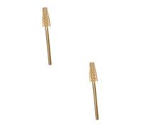 Gatuida 2piezas Broca De Manicura De Tungsteno Cabezal De Lijado Para Gel y Procesamiento De Diversos Materiales Menor Generación De Polvo y Fricción