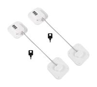 Gatuida 2Piezas Cerradura de Seguridad para Refrigerador y Unidades Perforación Protección Confiable para Privacidad Familiar