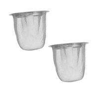 Gatuida 2Piezas Colador de Inoxidable Reutilizable Infusor de Fina para Sueltas para y Tazas Filtración y Limpia