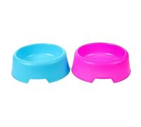 Gatuida 2piezas Cuencos De Plástico para Perros y Cachorros Color Candy Capacidad Grande Dispensador De Comida Resistente y Fácil De Limpiar para Alimentación Diaria De Mascotas