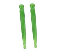 Gatuida 2piezas Palos De Masaje Acupuntura Ergonómicos Para Puntos Gatillo y Profundo Herramienta Manual Para Alivio Muscular y Facial Verde