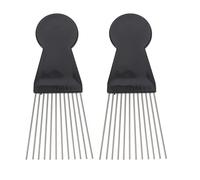 Gatuida 2piezas Peine Cabello Peine Afro De Barbero Herramientas De Peluquería Para Peinar El Cabello