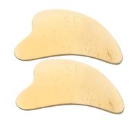 Gatuida 2piezas Tablero de Gua Sha Facial Herramientas Faciales Gua Sha para Masaje Cuerno de Buey Tabla de Raspado Guasha Facial