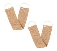 Gatuida 2piezas Toalla De Baño Espalda De Yute y Ramio Cinturón Exfoliante Espalda Toalla Para Tirar Cuidado Piel El Baño