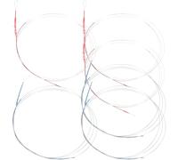 Gatuida 3 Juegos de Cuerdas para Erhu, Alambre de Acero Resistente, Accesorio para Instrumentos Folclóricos, Cambio de Cuerdas Práctico para Músicos Principiantes y Profesionales