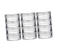 Gatuida 3 juegos Kit Envases Portátiles Transparentes para Crema y Cosméticos Cajas Desmontables para Viaje Almacenamiento Seguro y Compacto para Lociones y Cremas Faciales