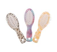 Gatuida 3 mini cepillos para cabello húmedo: peines desenredantes para cabello seco y húmedo - Cepillo desenredante de viaje para mujeres y hombres, sin roturas ni desgarros.