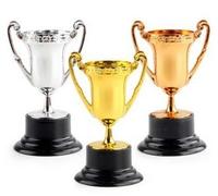 Gatuida 3 Mini, Copas de de Ganador, Modelos de de Premio de Colores Surtidos, Decoraciones para Fiestas Deportivas, 8,5 X 5 X 4,5 Cm