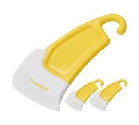 Gatuida 3 mini raspadores de silicona para tazones - Raspador lavable para sartenes - Herramienta de limpieza de cocina resistente al calor para lavar platos, mantenimiento versátil de ollas, amasar.