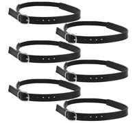 Gatuida 3 Pares Correa de Tacón Alto Ajustable Hebilla, Negras | Pu, Metal y Elástico, Banda Cruzada Desmontable, para Fiesta, Oficina y Eventos Obsequios