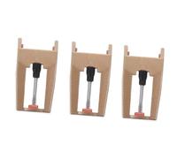Gatuida 3 piezas Agujas de Repuesto para Tocadiscos Vintage Cápsula de Aluminio Ligera y Compatible Aguja de Fonógrafo para Reproducción Clara y Precisa de Vinilo