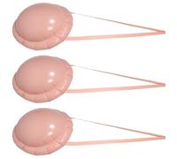 Gatuida 3 Piezas Barriga Inflable Embarazada Falsa Color Piel PVC para Disfraz de Papá Noel Navidad con Correa Ajustable para Fiestas y Cosplay