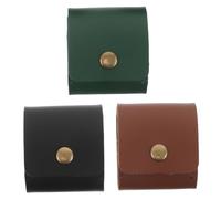 Gatuida 3 Piezas Bolsa de Recogida de Púas de Guitarra Estuche Enrollable Plegable de Cuero Sintético Organizador de Púas con Compartimentos para Guitarristas Portátil Escenario Musical