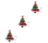 Gatuida 3 Piezas clip de perfume letras espejo decoraciones de ventilación de aire de navidad navideños christmas difusor de aroma para coche ambientador de coche tobera auto