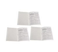Gatuida 3 piezas Cuaderno de Música Pentagrama para Principiantes Libreta de Partituras Clara y Ligera para Composición y Práctica de Guitarra y Piano Compacto con Cubierta Inspiradora