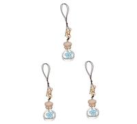 Gatuida 3 Piezas De Adorno Para Interior De Coche Colgante De Perfume De Cristal Y Madera Accesorio Decorativo Para Coche