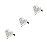 Gatuida 3 Piezas Decoración Interior Del Automóvil Clips De Ventilación En Forma De Corazón Difusor De Fragancia Para Coche Perfume Sólido Para Coche Difusores De Coche Difusor Para Coche