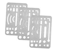 Gatuida 3 Piezas Escudo de Borrado Acero Inoxidable Ergonómico para Dibujo Técnico y Artístico Herramienta Estable y Portátil para Artistas y Diseñadores