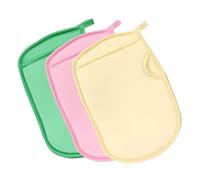 Gatuida 3 Piezas Guante Exfoliante para Baño Depurador de Espalda y Piel Muerta Guante de Ducha para Mujer Toallita Exfoliante Corporal Profunda