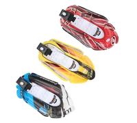 Gatuida 3 Piezas Juguete Inflable para Baño Niña Mini Lancha Rápida con Cuerda Colores Azul Rojo y Amarillo Divertido para Piscina y Bañera