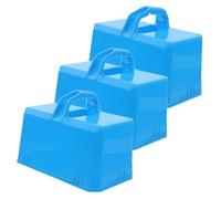 Gatuida 3 Piezas Molde para Ladrillos de Nieve y Arena Plástico Resistente Fácil de Usar con Mango para Construcción de Castillos y Bloques Infantiles Color Aleatorio Color Aleatorio