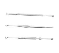 Gatuida 3 Piezas Palillo De Oído De Acero Inoxidable Herramienta Para Eliminar La Cera Oídos Antioxidante Práctico Para Uso Diario Casa o Viaje