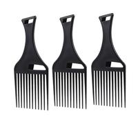 Gatuida 3 Piezas Peine De Horquilla Grande De Plástico Peine Cabello Rizado y Trenzas De Peluca Herramienta De Peinado Para Peluquería El Cabello Afro